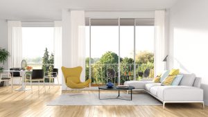Modern interior. Render image.